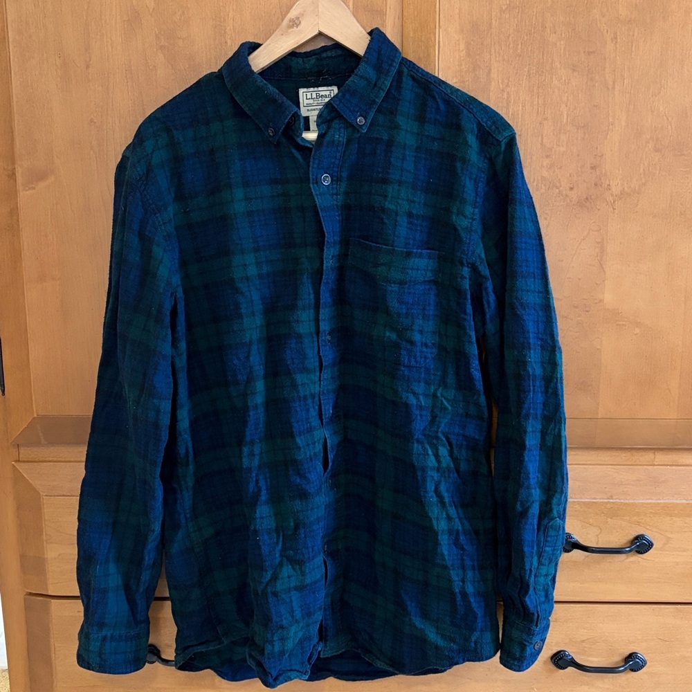 Men’s Scotch Plaid LL Bean flannel